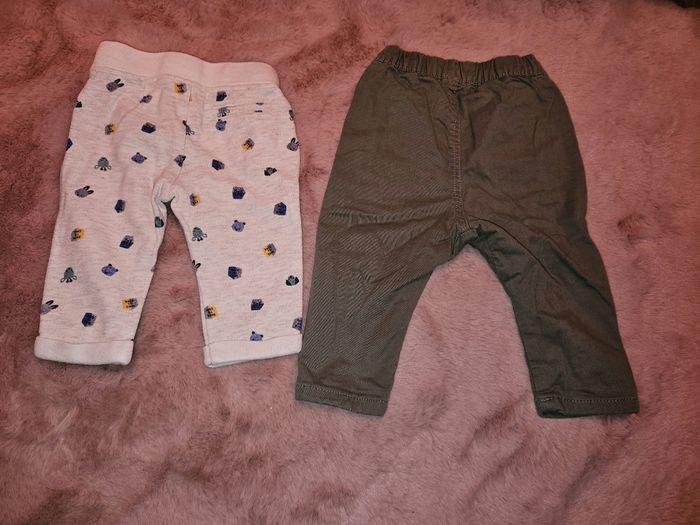 Lot de 2 pantalons, taille ajustable - neuf. - photo numéro 2