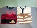 Lot 4 t shirt manches longues