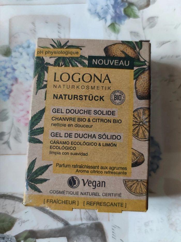 Gel douche solide chanvre et citron bio logona - photo numéro 1