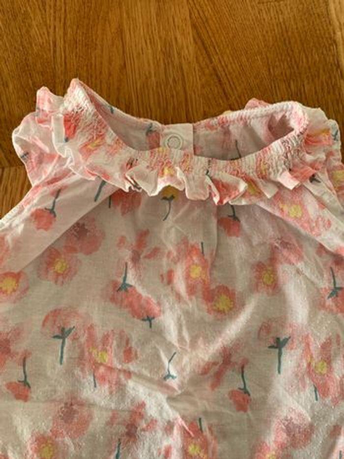 Robe à fleurs petit bateau 3 mois - photo numéro 4