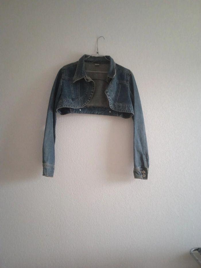 Veste en jean courte