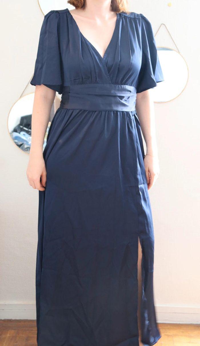 Robe longue bleu marine - photo numéro 2