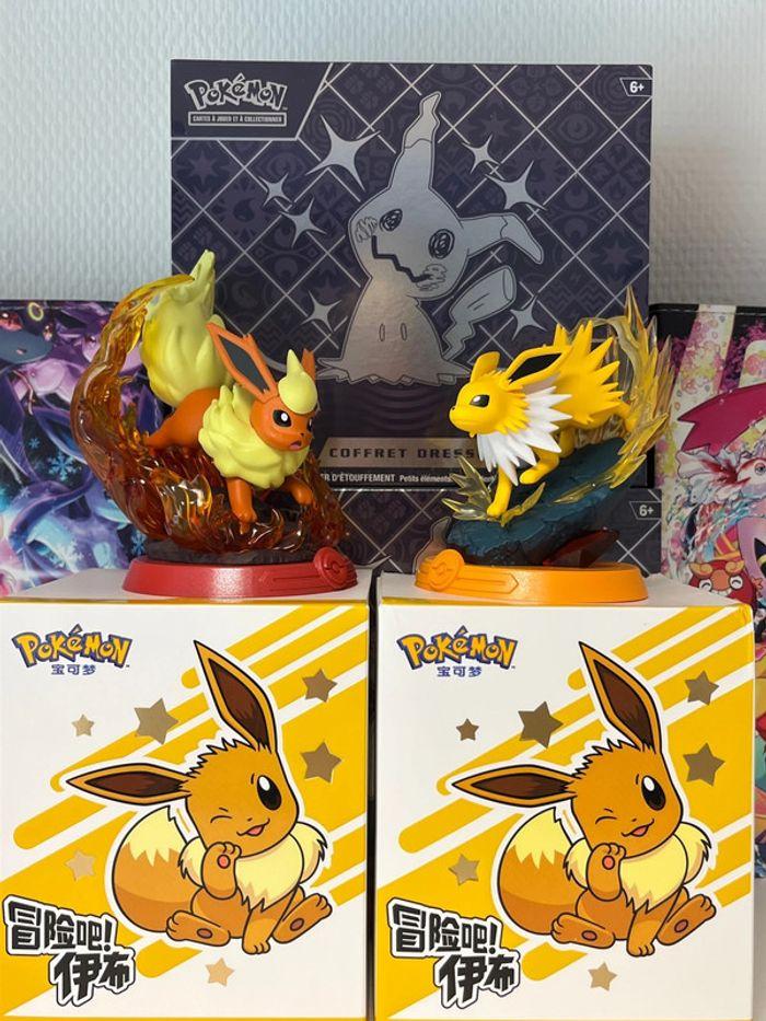 🔥 [PRO] Magnifique Duo de figurines Pyroli et Voltali Pokémon  neuve - boutique pro - Funism - photo numéro 8