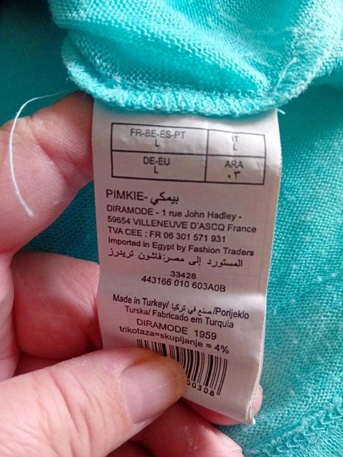 Débardeur oversize dos nageur taille L de chez Pinkie - photo numéro 4