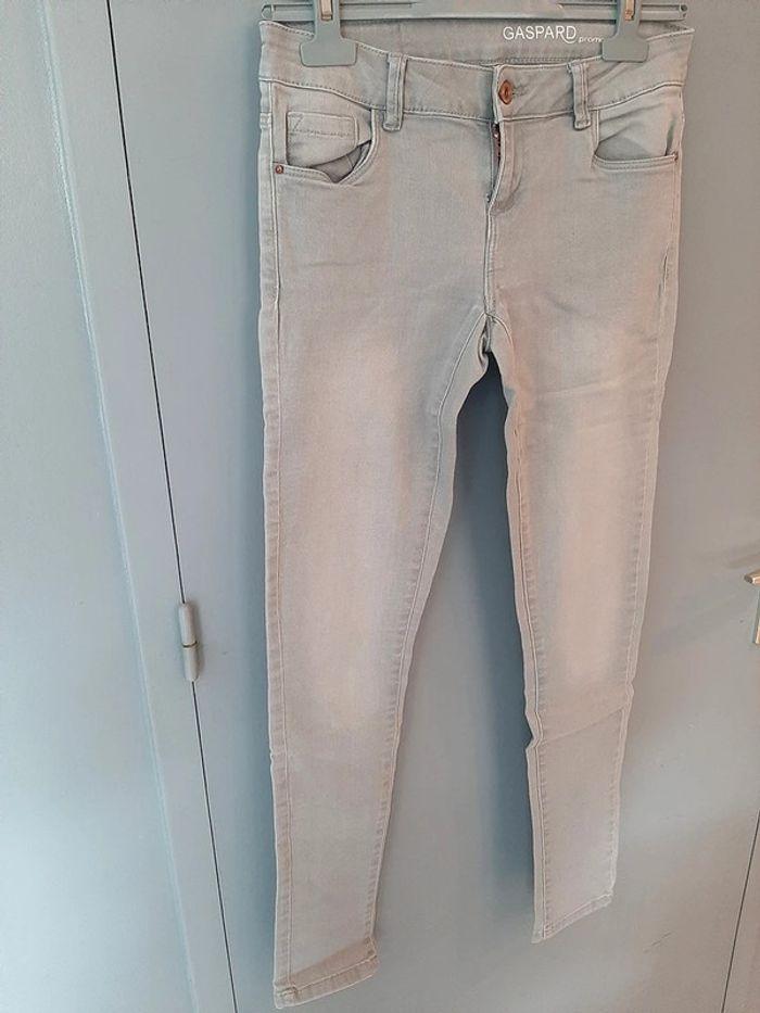 jeans droit Promod gris taille 36 - photo numéro 1