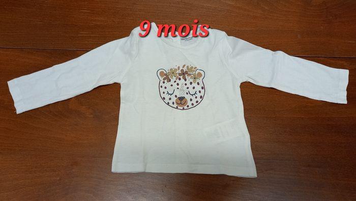 T shirt manches longues 9 mois - photo numéro 1