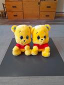 Lot de 2 peluches winnie l'ourson