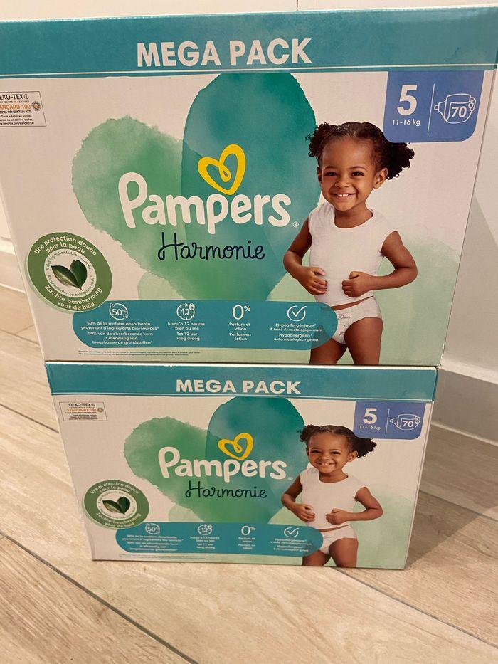 2x Mega Pack Pampers Harmonie taille 5