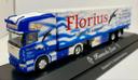 Camion miniature Herpa 1/87 Hans de laat Scania R florius