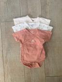 Lot de 3 bodies manches courtes