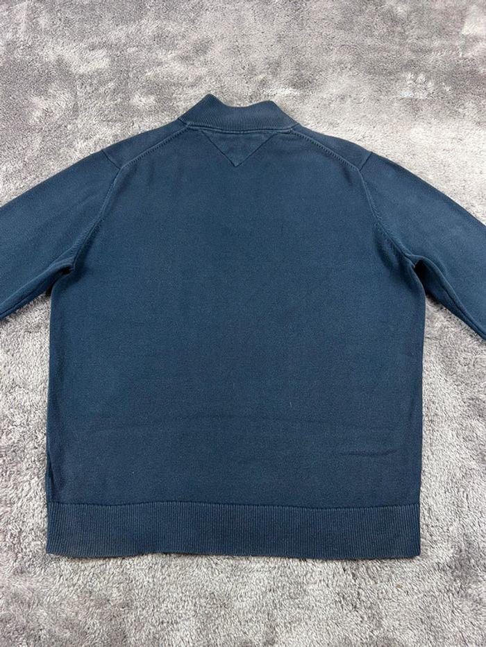 👕 Sweat quart Zip Tommy Hilfiger avec logo brodé Bleu Marine Taille XL 👕 - photo numéro 3