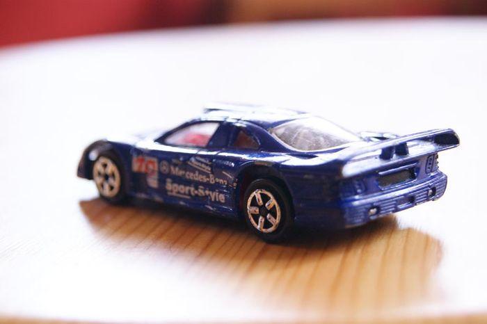 Majorette Mercédes CLK GTR bleue - photo numéro 3