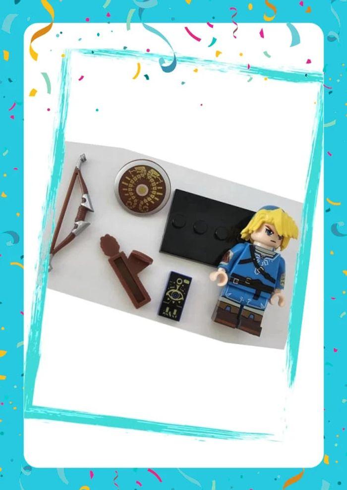 Minifigurine The Legend of Zelda - Link Breath of the Wild (compatible Lego) - photo numéro 2