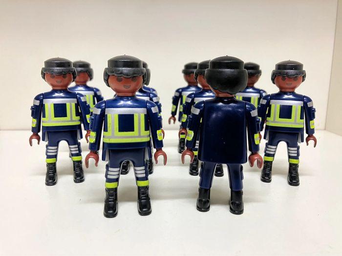 Playmobil pompiers personnages x10