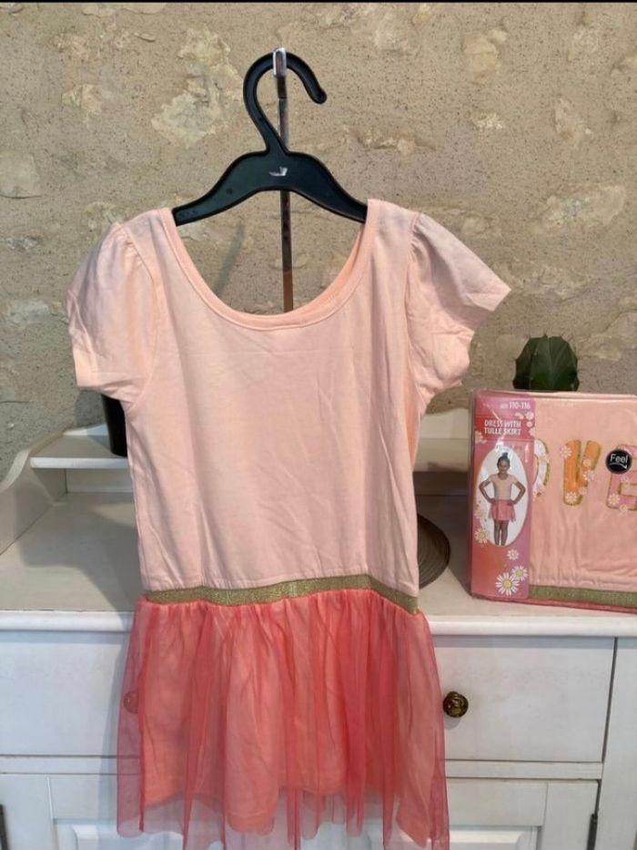 Robe Fille À Volants Imprimé Love  🌺 Taille 7/8 Ans 🌺 Neuve - photo numéro 3