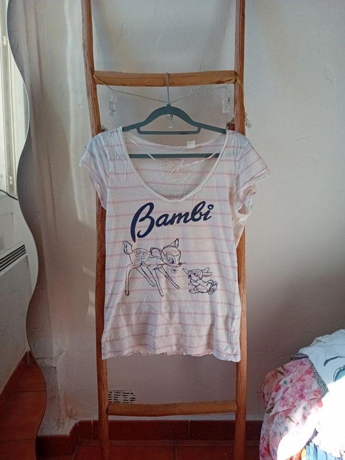 Haut pyjama bambi femme taille 38 - photo numéro 1