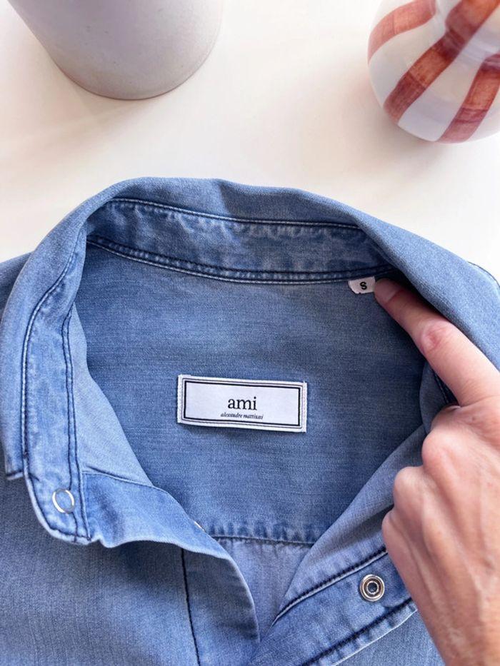 Chemise en jean Ami Paris - photo numéro 8