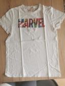 Tee shirt marvel taille 14 ans