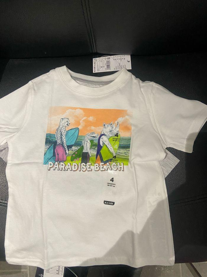 Lot de 2 tee-shirts kiabi neuf 4 ans - photo numéro 6