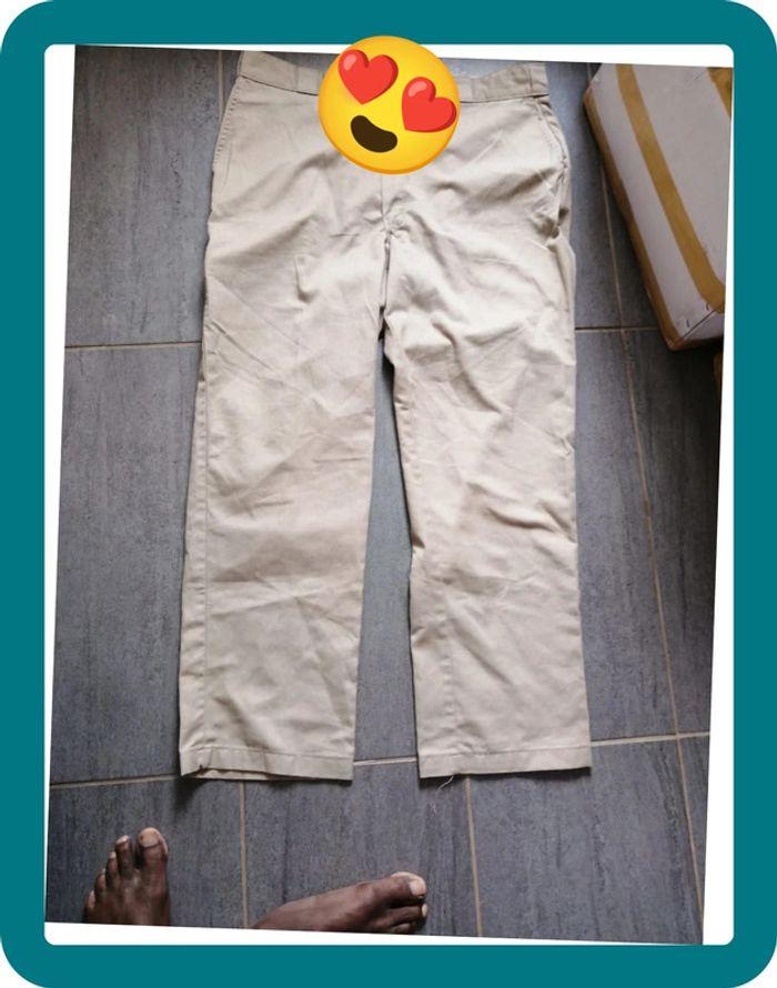 Pantalon dickies beige taille 50 - photo numéro 4