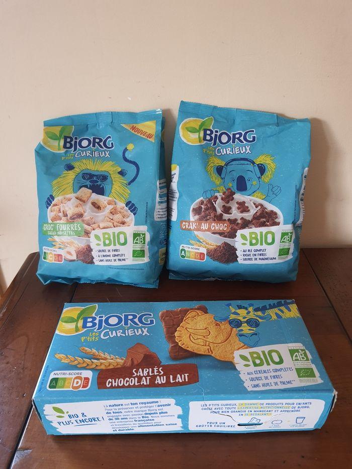 Lot de 3 paquets Bjorg bio pour enfants - photo numéro 1