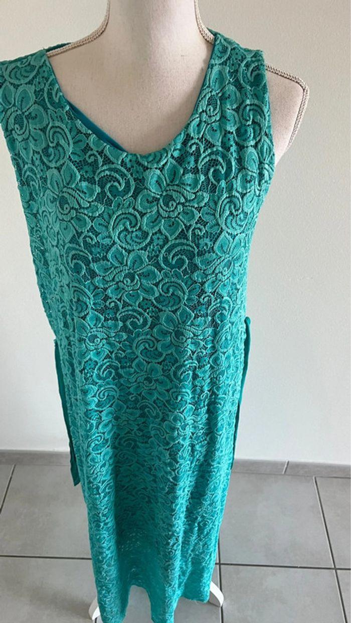 Robe longue verte - photo numéro 4