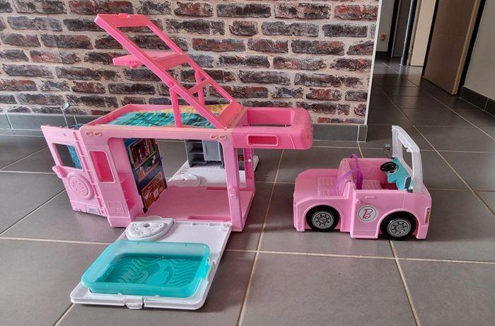 Camping car barbie +3 poupées - photo numéro 3