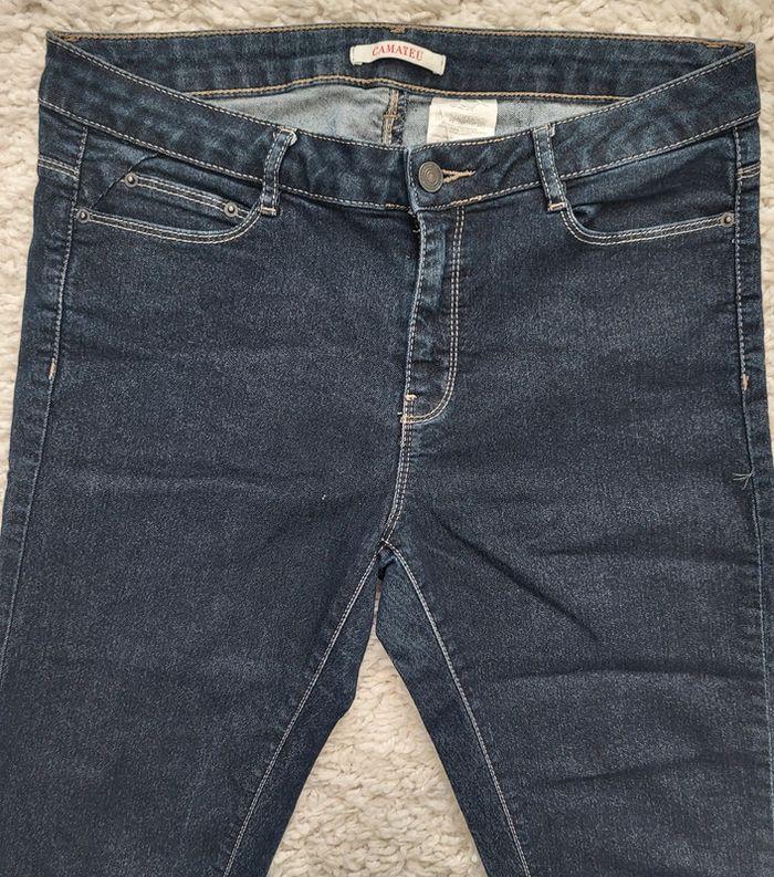 Jean skinny bleu foncé Camaïeu T.40 - photo numéro 2