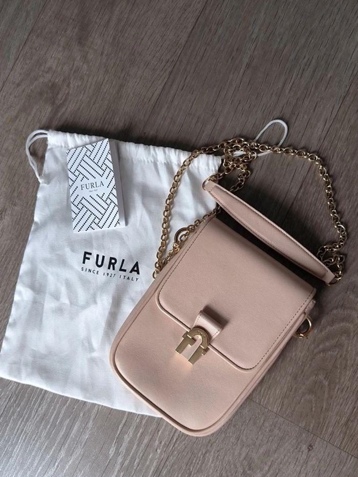 Pochette beige furla - photo numéro 1