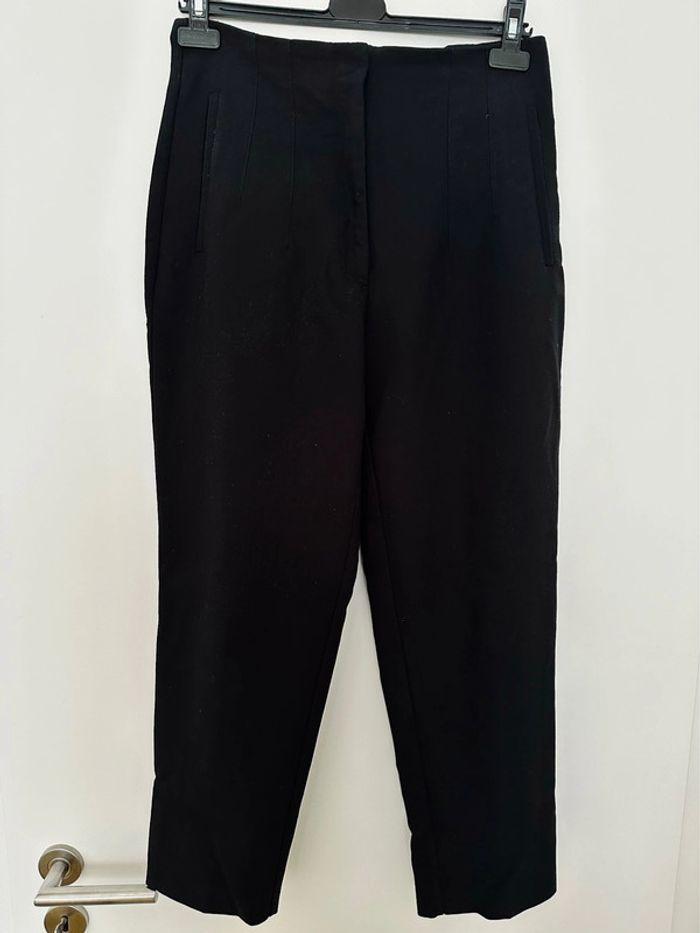 Pantalon Noir tailleur Zara taille L - photo numéro 1