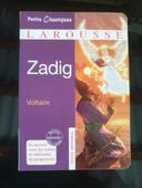 Livre zadig voltaire