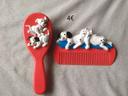 Brosse à cheveux, peigne, dalmatien