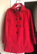 Manteau rouge taille 40 neuf