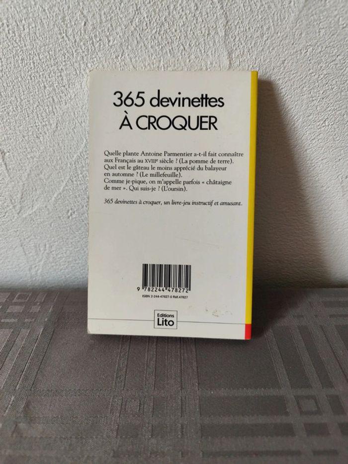 Livre junior 365 devinettes à croquer - photo numéro 2