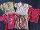 Lot de 5 t-shirts manches courtes 12 mois