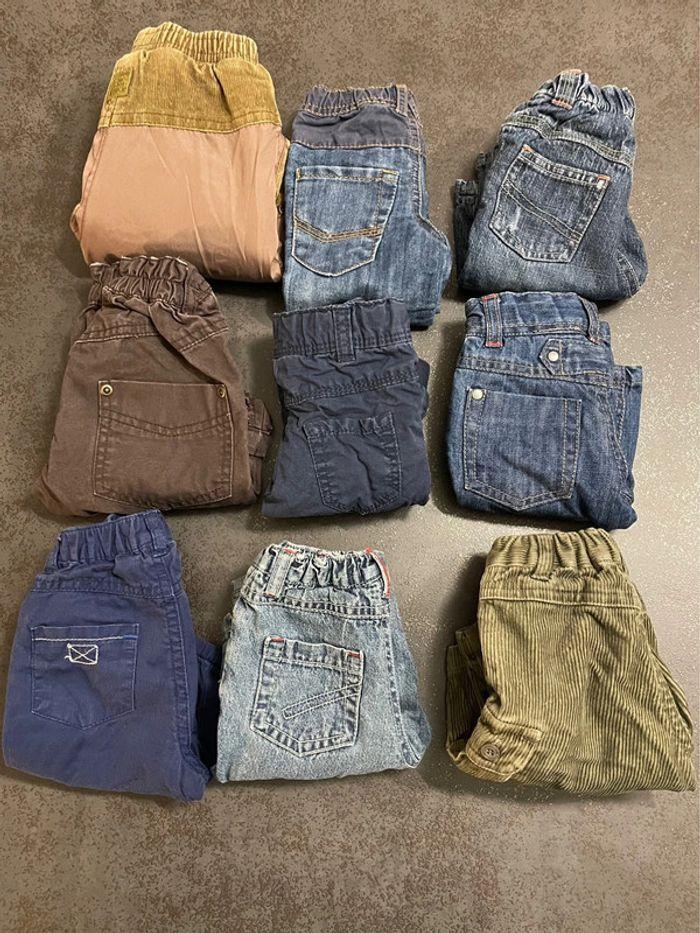 Lot de 9 pantalons/ jeans garçon 3 mois - photo numéro 2