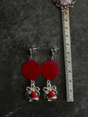 Boucles d’oreilles pendantes cloches neuves