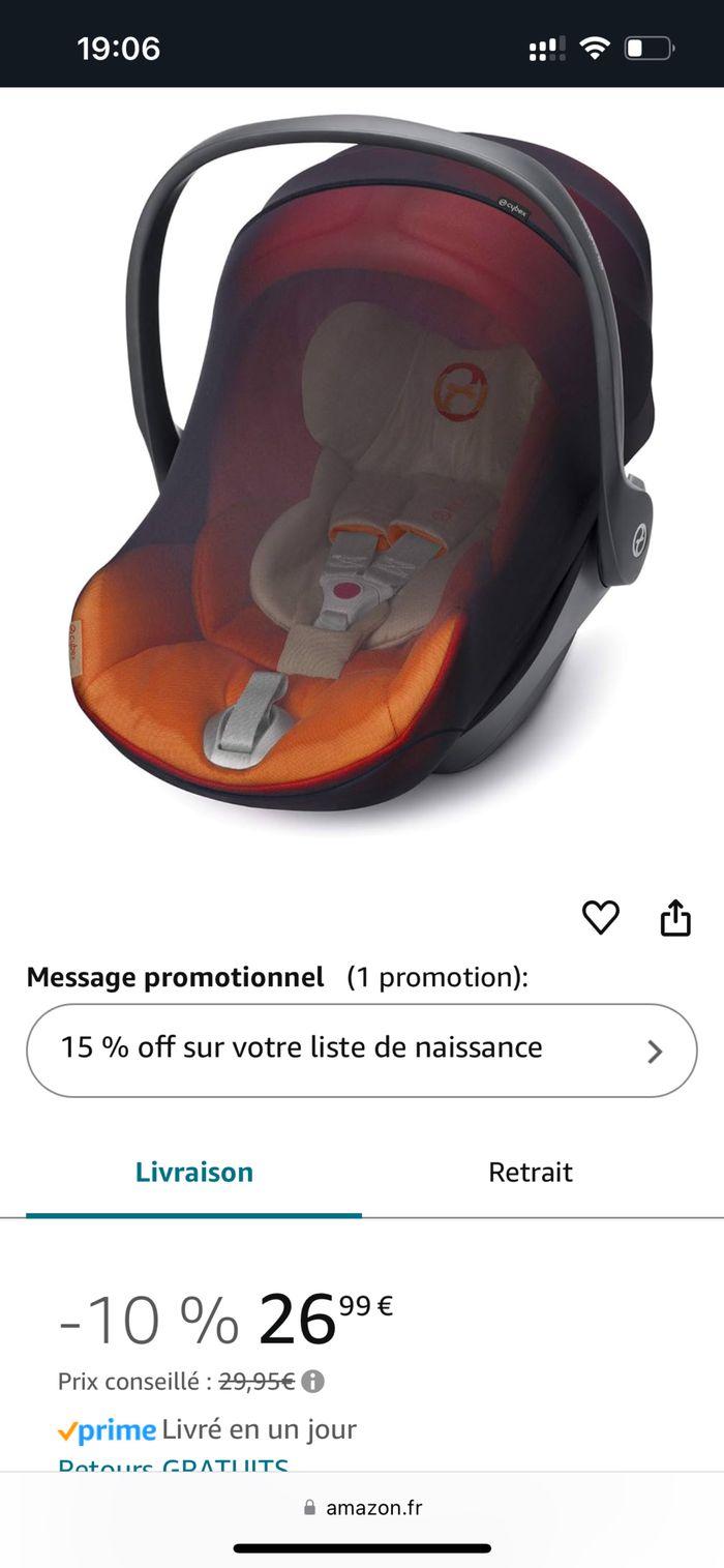 Siège auto cybex avec base et accessoires - photo numéro 9