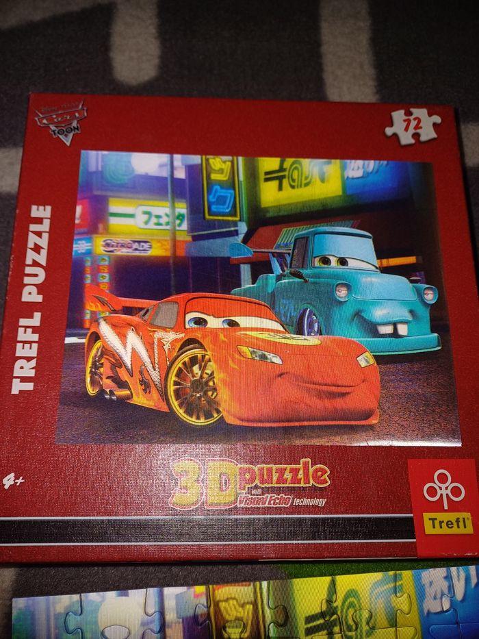 Puzzle 3d flash cars disney 72 pièces - photo numéro 2