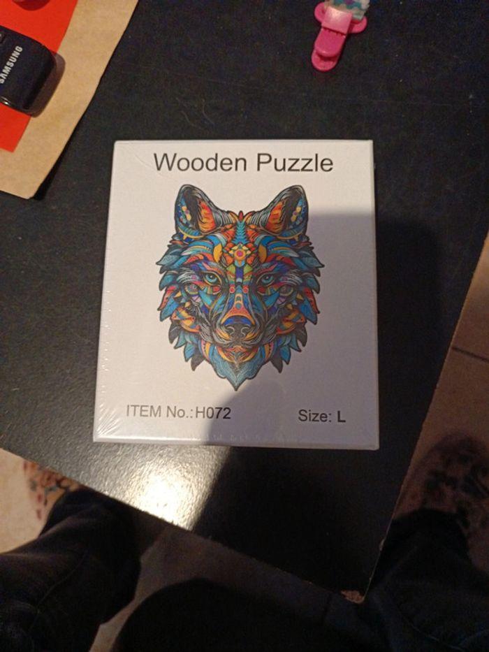 Puzzle en bois loup - photo numéro 1