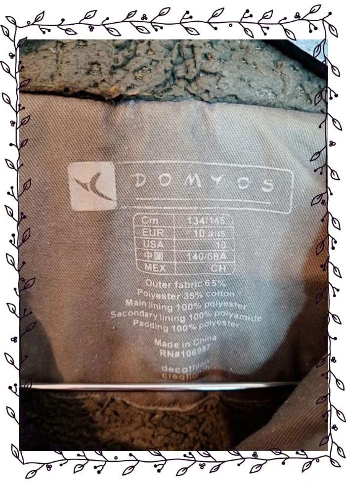 Joli manteau Domyos 10 ans - photo numéro 3