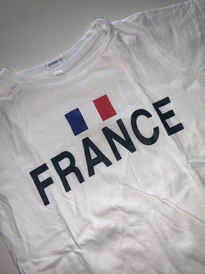 Tee shirt 6 ans supporter de France - photo numéro 1