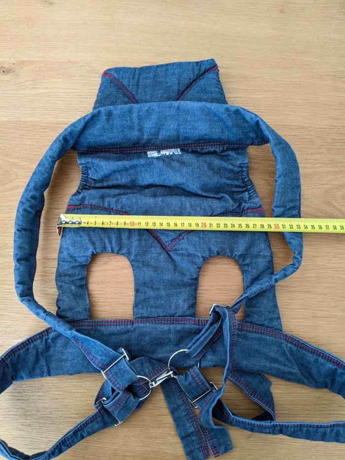 Porte bébé en jeans années 80 - photo numéro 7