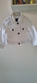 Veste en jeans blanche 6 mois