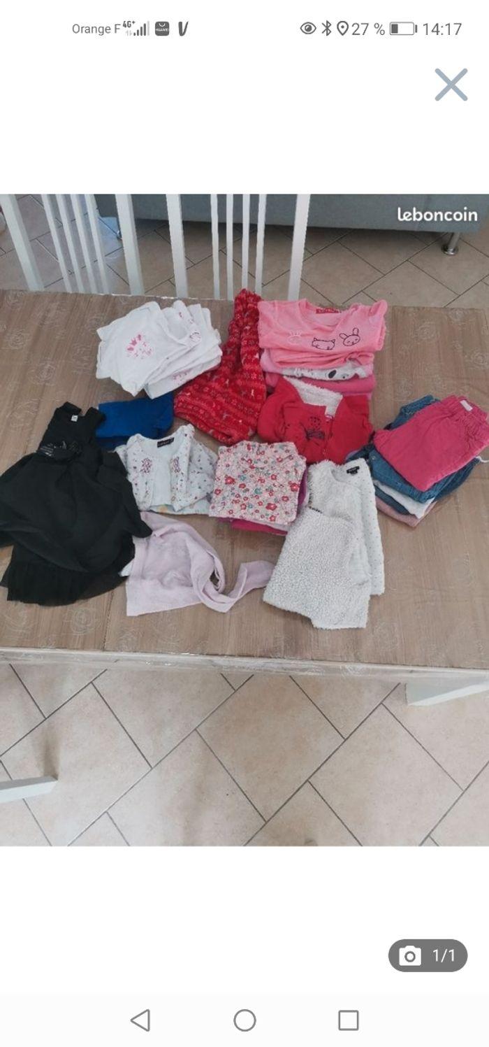 Lot vêtements fille 18 mois