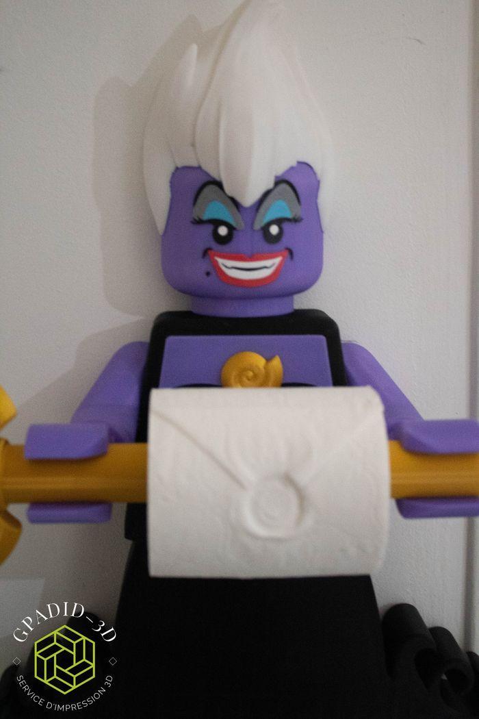 Dévidoir de papier toilette ou simple décoration murale dans un style Lego disney - photo numéro 7