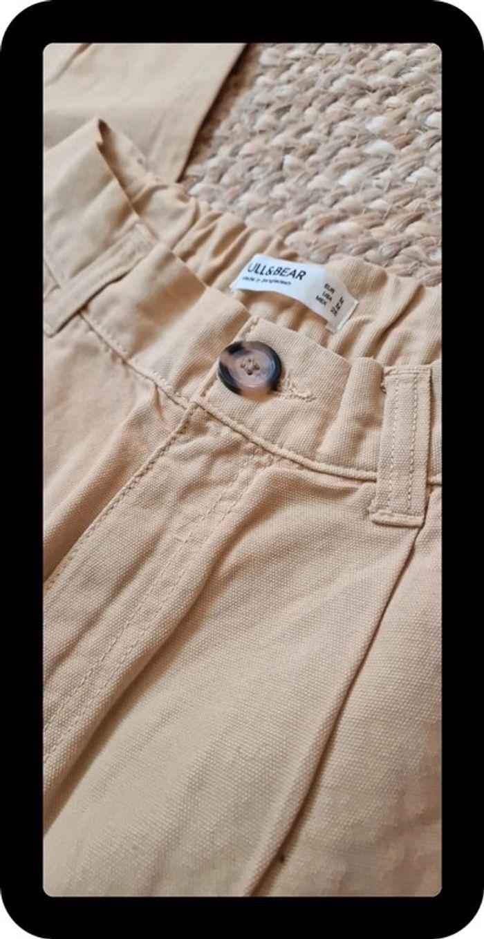 Pantalon 7/8 cargo / femme / Pull&bear / taille M/ beige - photo numéro 5