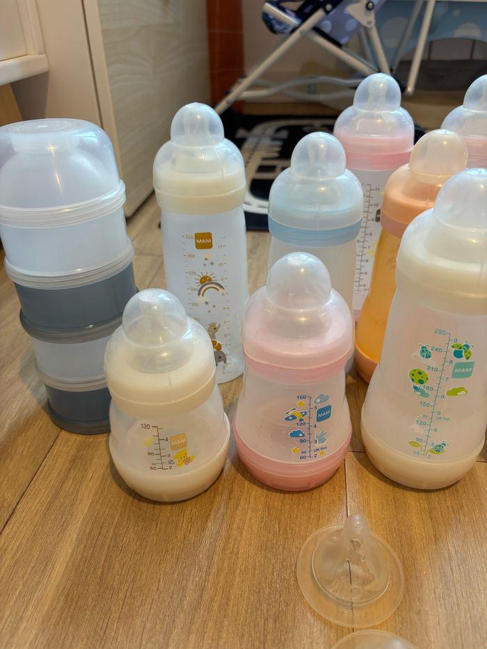 Lot biberons et boîte doseurs lait (mam, tommee Tippee, Nuk, Dodie) - photo numéro 2