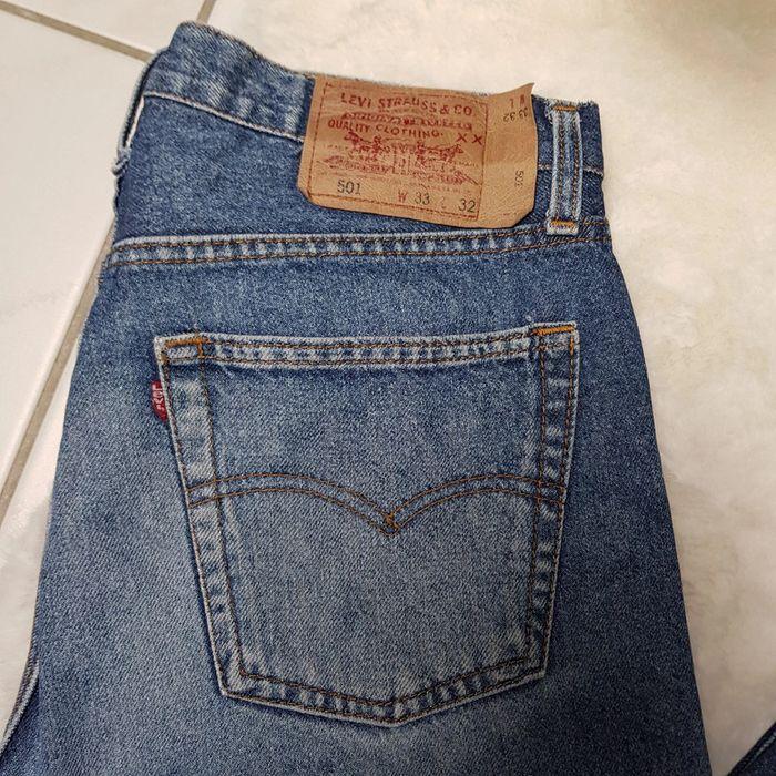 Jean Levi's 501 W33 L32 Made in USA Bleu - photo numéro 5