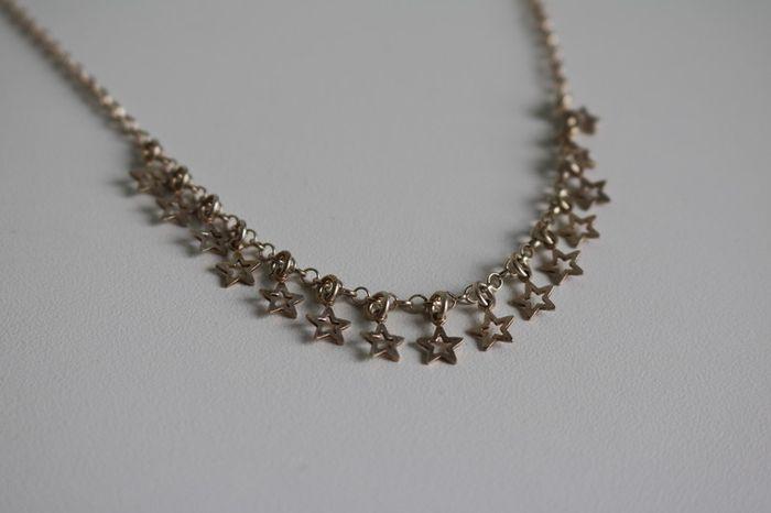 Collier chaîne étoiles - photo numéro 1